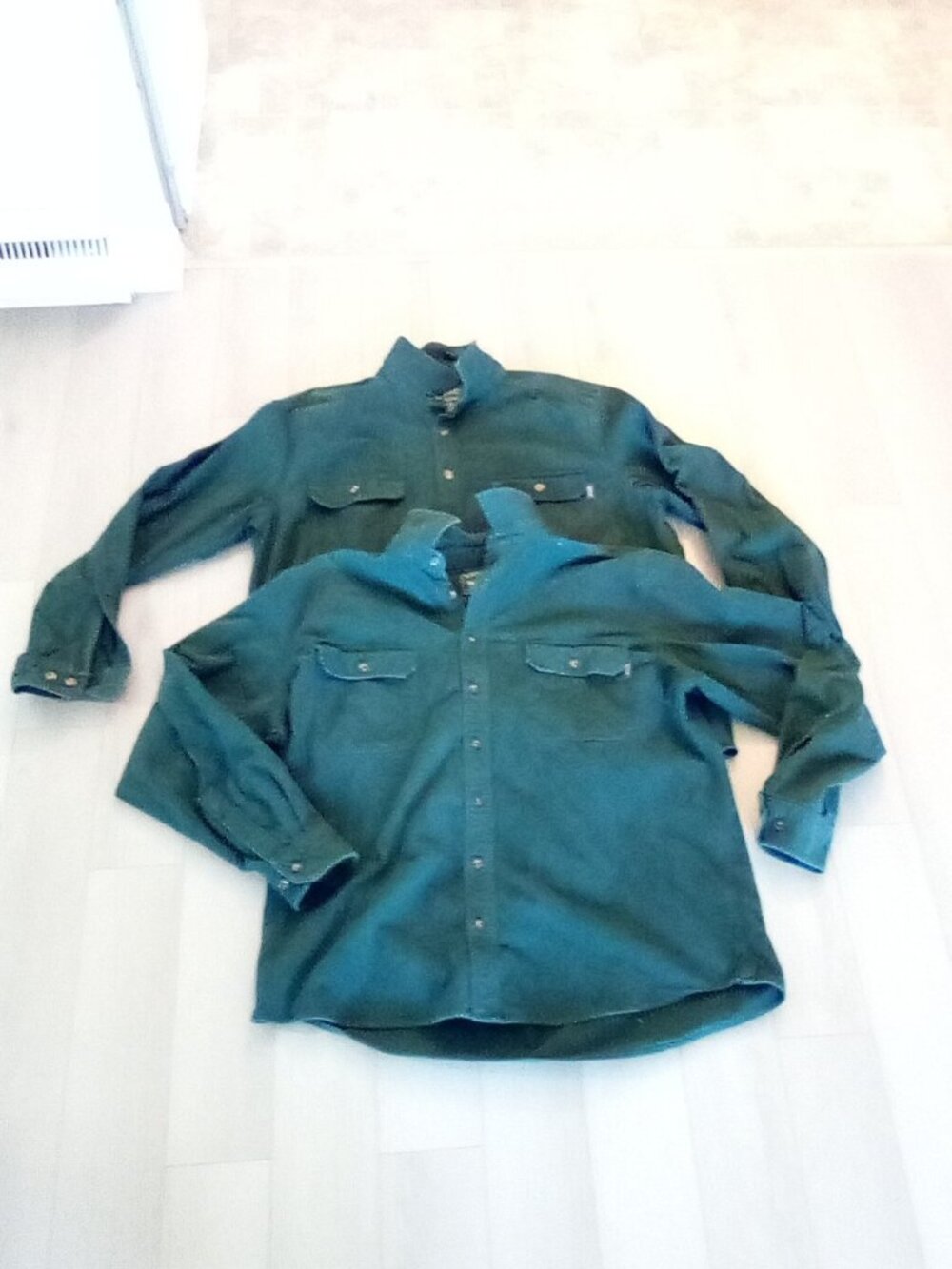 Mens Woolrich  Heavy Flannel Shirts Size XXL Button Down ( Two)